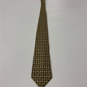 Paul Fredrick Silk Multicolor Patterned Tie